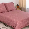 HOMLA Pościel MIRYA bawełniana z falbanką różowa w kwiaty Podgląd zdjęcia produktu 3