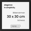 Bilderrahmen 30x30 cm für Fotos und Poster, schwarz, MDF – Produktbild-Vorschau 7