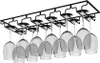 5x Weinglashalter Gläserhalter Edelstahl Weinregale Cup Produktbild-Vorschau 4