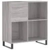 vidaXL Plattenschrank Grau Sonoma 84,5x38x89 cm Produktbild-Vorschau 1