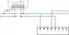 A wiring diagram showing electrical connections for a relay. Náhľad obrázku produktu