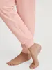 Calida Badstof Pyjama 41693 Pearl Blush - Maat: L  - Roze Productafbeelding-voorbeeld 3