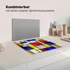 KitchenYeah© Herdabdeckplatte Muster - Mondrian - Kunst , Produktbild-Vorschau 3
