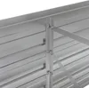 vidaXL Letto rialzato arrugginito 320x80x45 cm Acciaio Anteprima dell’immagine prodotto 12