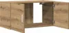 A wooden cabinet with two doors, one open, against a white background. Anteprima dell’immagine prodotto