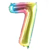 Folienballon Zahl 7 bunt 100 cm Produktbild-Vorschau 4