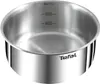 A close-up studio shot of a stainless steel pot with measurement markings and a brand logo. Produktbild-Vorschau