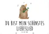 Mr. & Mrs. Panda Schild Bär Lied DIN A5 - Weiß - Geschenk, Produktbild-Vorschau 1