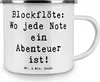 Mr. & Mrs. Panda Pott Spruch Abenteuer Blockflöte - Weiß - Produktbild-Vorschau 3