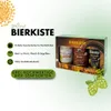 A gift box containing three jars of mustard, with promotional text and graphics. Produktbild-Vorschau