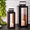 lot de 2 lanternes design scandinaves Balcon Lanterne de Voir les images du produit 1
