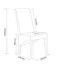 A line drawing of a chair with dimensions indicated. Produktbild-Vorschau