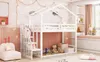 Sweiko Kinderbett 90x200cm, Niedriges Etagenbett mit Produktbild-Vorschau 6
