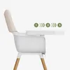 TULANO Morsel Beige | Kinderhochstuhl 2 in 1 Hochstuhl Produktbild-Vorschau 7