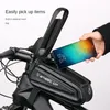 Fahrrad Lenkertasche Rahmentasche Wasserdicht Handytasche Produktbild-Vorschau 2