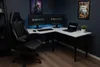 SyberDesk Gaming Pro Eckschreibtisch 197 x 132 cm – großer Produktbild-Vorschau 5