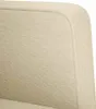 vidaXL Divano a due posti crema 111 cm in tessuto Anteprima dell’immagine prodotto 6