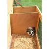 Kerbl Clapier pour rongeurs Buddy 116x52x82 cm Bois lasuré Voir les images du produit 3