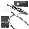 Primewire Patch kábel CAT 8 s bavlneným plášťom - Náhľad obrázku produktu 5
