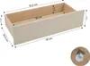 Homestyle4u Polsterbett 120x200 Beige Doppelbett Produktbild-Vorschau 7