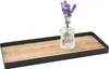 2.05 Vassoio in metallo con base in legno - circa 45,5 x 18 Anteprima dell’immagine prodotto 1