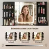 Duża toaletka JUMMICO z regulowanym oświetleniem LED, Podgląd zdjęcia produktu 2