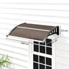 Tettoia Outsunny per porta d'ingresso 75 x 100 cm tettoia Anteprima dell’immagine prodotto 3