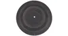 A circular, layered object resembling a record or a target, with concentric rings of varying shades of gray and black, and a small hole in the center. Podgląd zdjęcia produktu