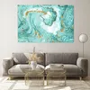 Bilder auf glas - Abstraktion blau Wasser modern - 120x80cm Produktbild-Vorschau 7