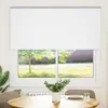 vidaXL Tenda a rullo oscurante bianca 150x130cm larghezza Anteprima dell’immagine prodotto 1