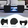 MODFU Table Basse Noir, Éclairage LED etvia Application, 2 Voir les images du produit 7