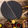 Wiltec 2x żeliwna płyta grillowa 55 x 26,5 x 1,5 cm, Podgląd zdjęcia produktu 2