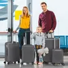 FCH Hartschalenkoffer ReisekofferSet TrolleySet KofferSet 4 Produktbild-Vorschau 5