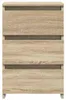 vidaXL Noční stolky 2 ks dub Sonoma 40x35x62,5 cm výrobek Náhled obrázku produktu 4