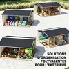 Prístrešok Outsunny s kovovým základom, sivý, 340 x 386 x Náhľad obrázku produktu 16