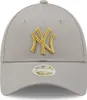 New Era 9Forty Damen Cap - METALLIC New York Yankees grau Produktbild-Vorschau 2