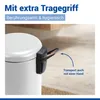 Cestino cosmetico a pedale WENKO Mod. Leman White 3L, con Anteprima dell’immagine prodotto 6