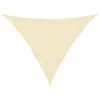 Tenda da sole 160 g/m² bianco crema 2,5x2,5x3,5 m HDPE Anteprima dell’immagine prodotto 8