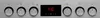 Close-up of an oven control panel with knobs and a digital display. Produktbild-Vorschau