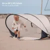 DERYAN Luxus Pop-Up-Strandzelt XXL - Anti-UV 50+ - Creme Produktbild-Vorschau 4