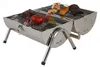 Grill Edelstahl Holzkohlegrill Klappgrill tragbar und Produktbild-Vorschau 6