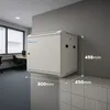 Extralink Netzwerkschrank 9U 600x450 ASP Grau Metalltür Produktbild-Vorschau 7