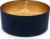 MODERNER GOLDENER SAMT-LAMPENSCHIRM 44 cm Produktbild-Vorschau 1