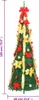 vidaXL Albero di Natale Artificiale Pop-Up 150 LED Verde Anteprima dell’immagine prodotto 6