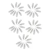 A top-down view of multiple sets of SIM card ejector tools arranged in a circular pattern against a white background. Anteprima dell’immagine prodotto