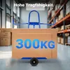 Wiltec Plattenkarren bis 300 kg mit 2 Vollgummi Rädern, Produktbild-Vorschau 4