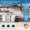SODACLEAN® 3er Flaschenhalter aus Kunststoff weiß Hochglanz Produktbild-Vorschau 4