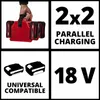 Einhell Quad Charger 2X2 Power X- 4A Náhled obrázku produktu 15