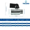 tecuro MINI Kugelhahn Innengewinde Rp 1/4 Zoll x Produktbild-Vorschau 4