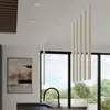 Lampa wisząca PASTELO beżowa 5xG9x8W metal wym:104x25x25cm Podgląd zdjęcia produktu 9